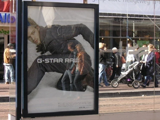 アムステルダムの町並みの画像