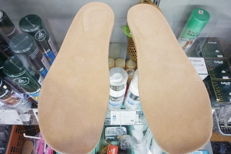 修理をした靴の画像